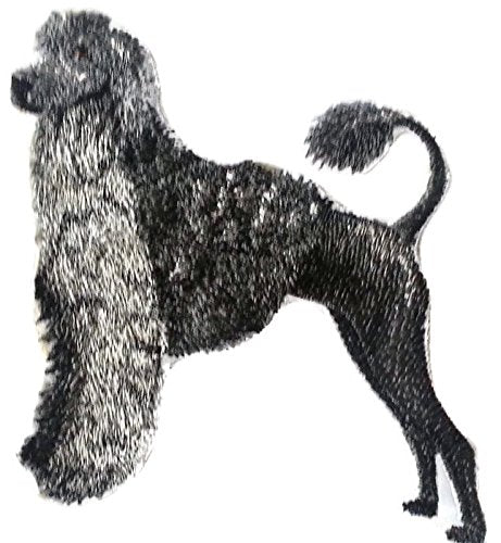 Impresionantes retratos de perros personalizados [Agua Portuguesa] Parche bordado para planchar o coser [11,4 x 11,4 cm] [Hecho en EE. UU.]