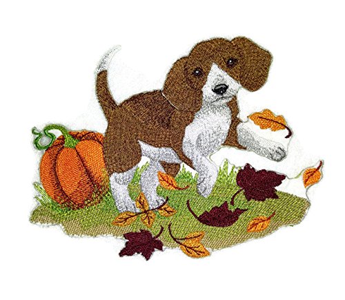 Custom and Unique Autumn [ Barques More in Autumn ] Embroidered Iron on/Sew Patch (5" x 6.42") [Made in USA]