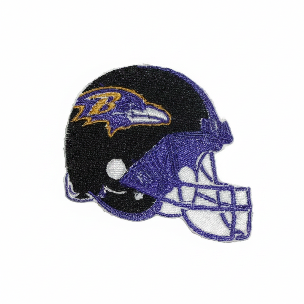 Baltimore Ravens Helmet Embroidered Patch