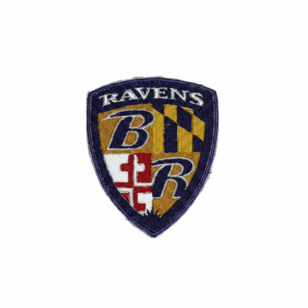 Baltimore Ravens Shield Embroidered Patch