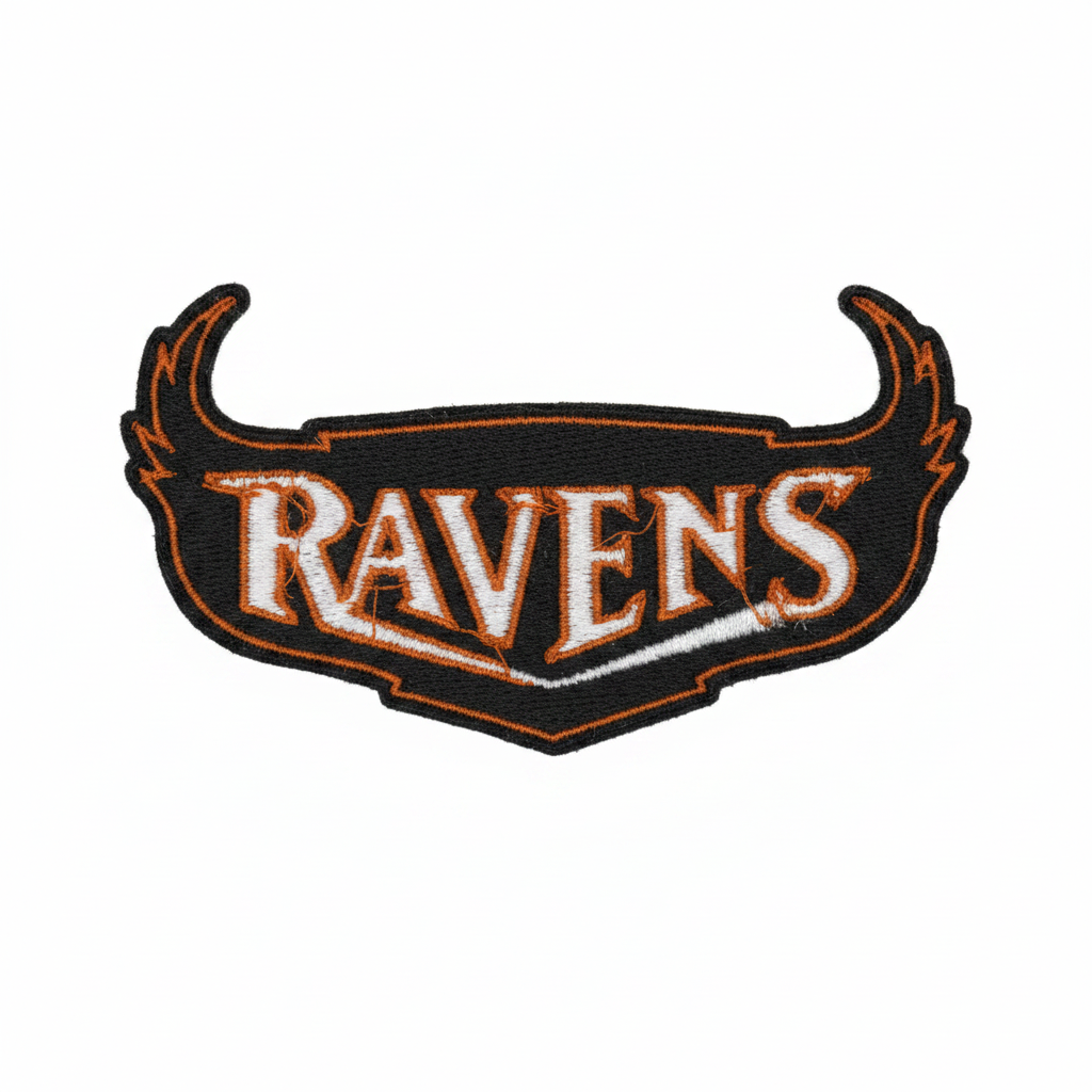 Baltimore Ravens Wordmark Embroidered Patch