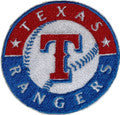 Texas Rangers Embroidery iron on patch