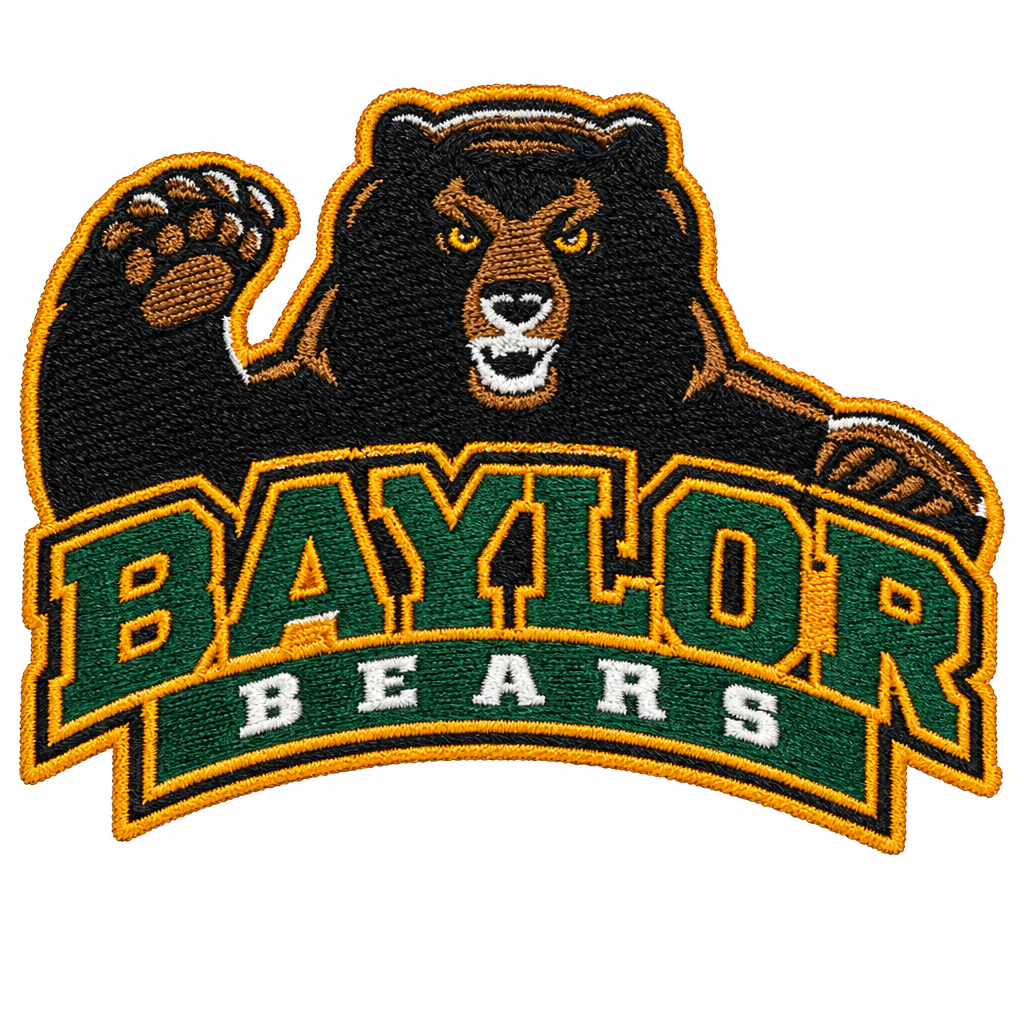 Baylor bear patch cleanup
