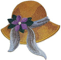 Victorian Hats [Victorian Hat ] / (5.15" x 5.6") [] embroidered iron-on patch