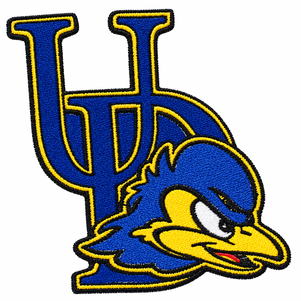 Blue and yellow bird patch