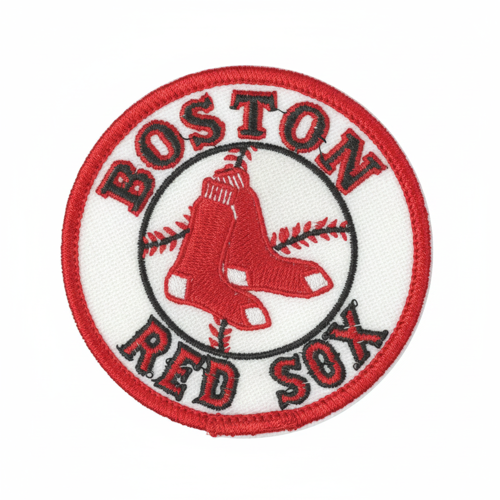 Boston Red Sox Round Embroidered Patch