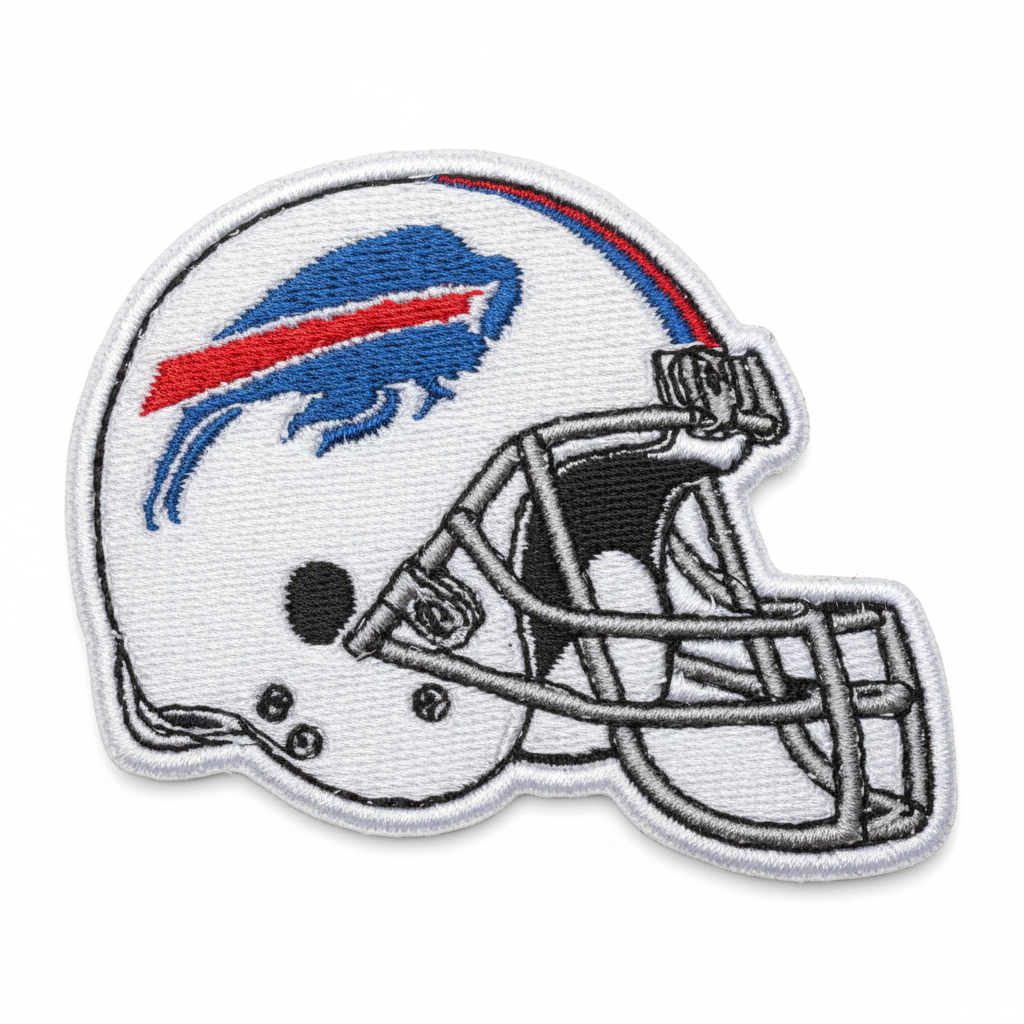 Buffalo Bills Helmet Embroidered Patch