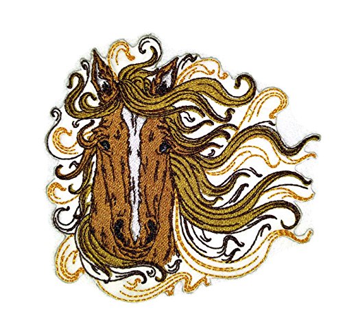 BeyondVision Custom and Unique Spirit of Horse [Spirit of Stallion No.9 ] [Custom and Unique] Embroidered Iron on/Sew Patch (5" x 5")*" [Made in USA]