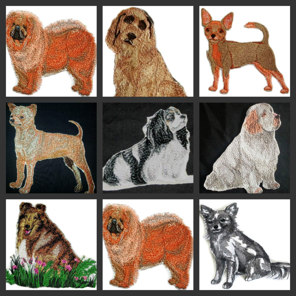 Amazing Custom Dog Portraits [Cavalier King Charles] Embroidered Iron On/Sew Patch (4.5" x 4") Made in USA]