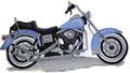 Easy Ridin (6.53" x 3.58") embroidered iron-on patch