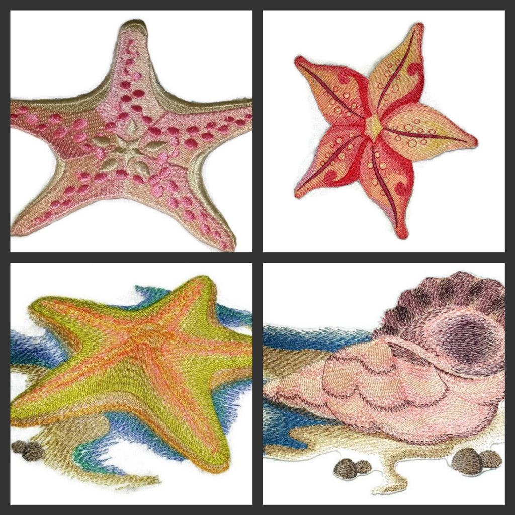 Nature's Bounty Beautiful Custom Crab Portraits [ Crab in Watercolor] Embroidered Iron On/Sew Patch (8.95" x 5.85") Made in USA]
