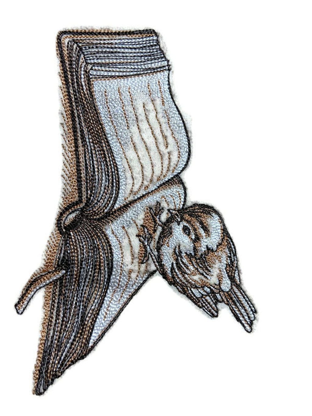 Nature Weaved in Threads, Amazing Birds Kingdom [Storytime Bird ] [Custom and Unique] Embroidered Iron on/Sew Patch (6.85" x 4.78") [Made in USA]