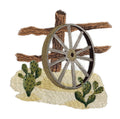 Beyond Vision Wagon Wheel Scene / (4.87" x 4.83") embroidered iron-on patch