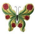 Beyond Vision Colorful Butterflies [Tulip Butterfly ] / (5.59" x 4.89") embroidered iron-on patch