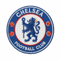 Chelsea FC Embroidered Patch – White Background