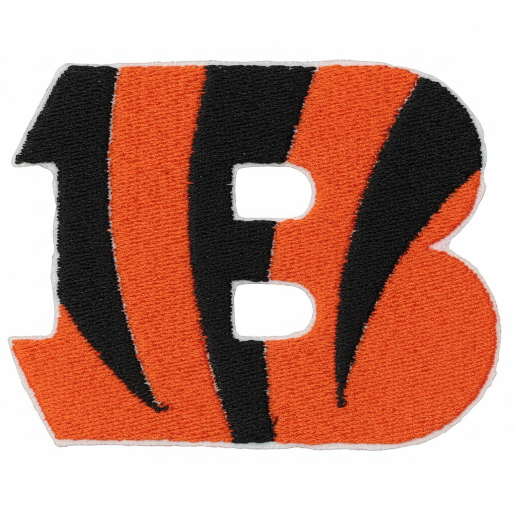 Cincinnati Bengals B Logo Embroidered Patch