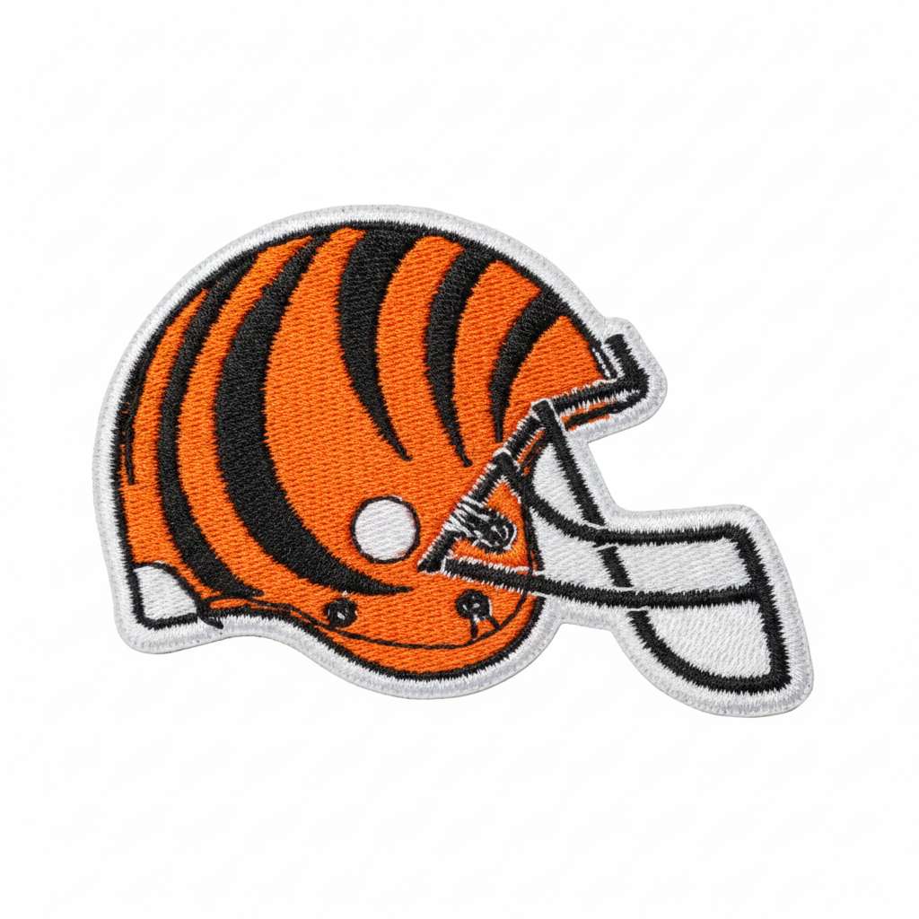 Cincinnati Bengals Helmet Embroidered Patch