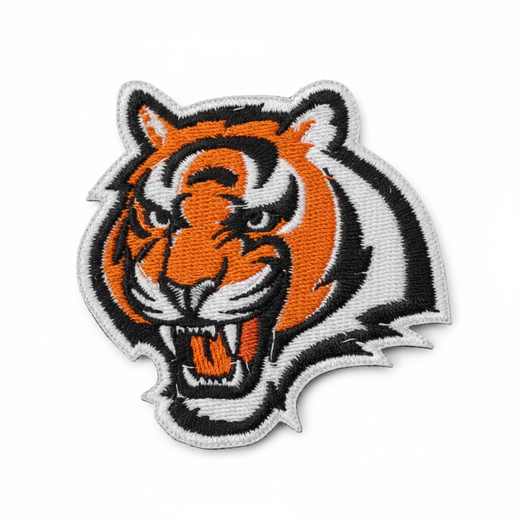 Cincinnati Bengals Tiger Head Embroidered Patch