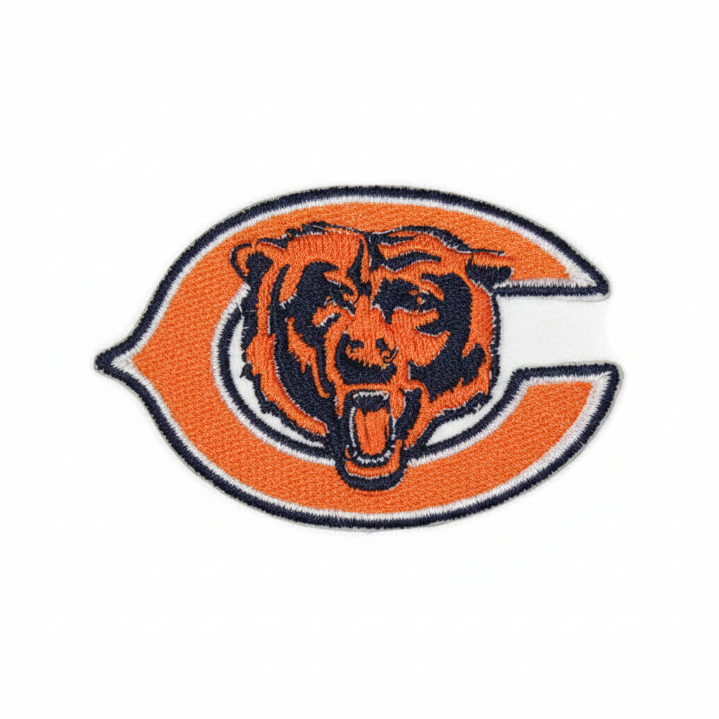 Cleaned and resized Bears patch