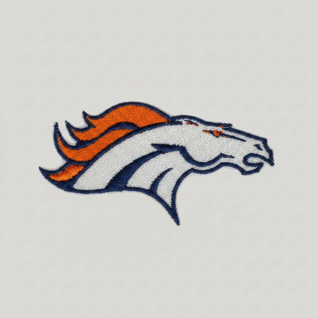 Cleaned and resized Broncos patch