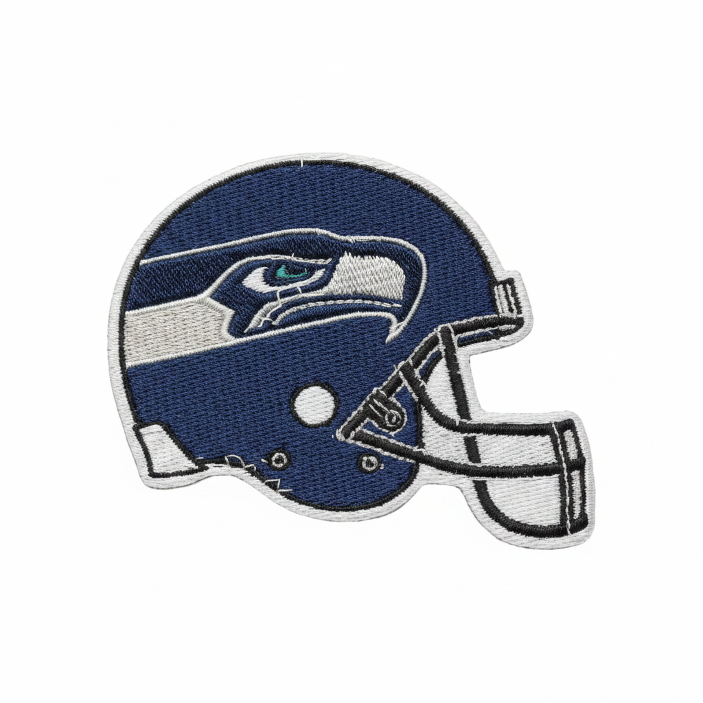 Cleaned and resized Seahawks helmet patch
