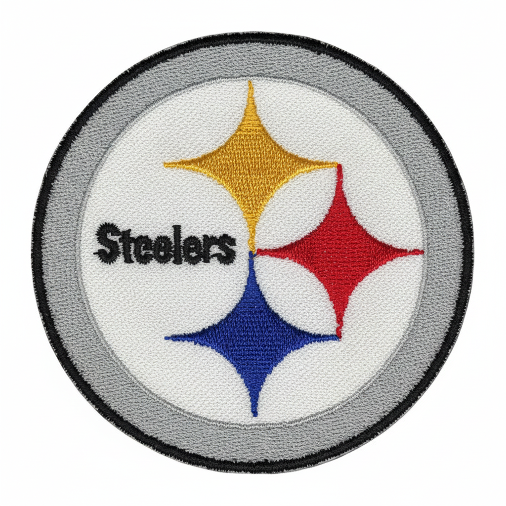 Cleaned and resized Steelers patch