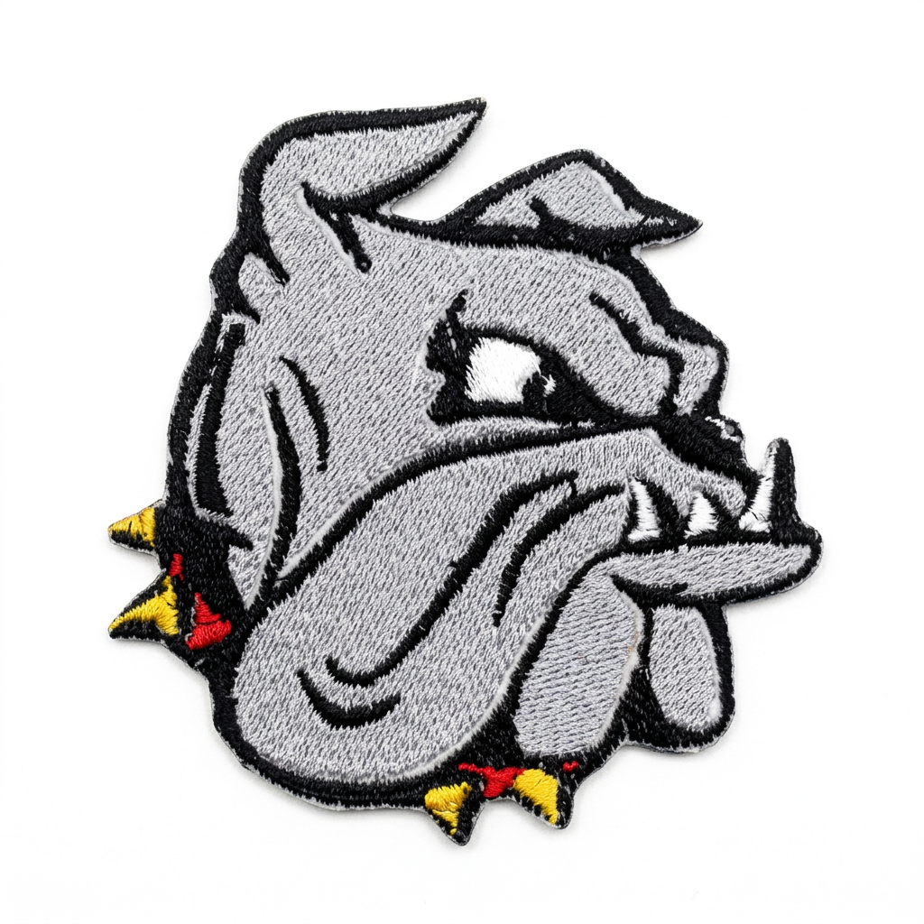 Cleaned bulldog patch