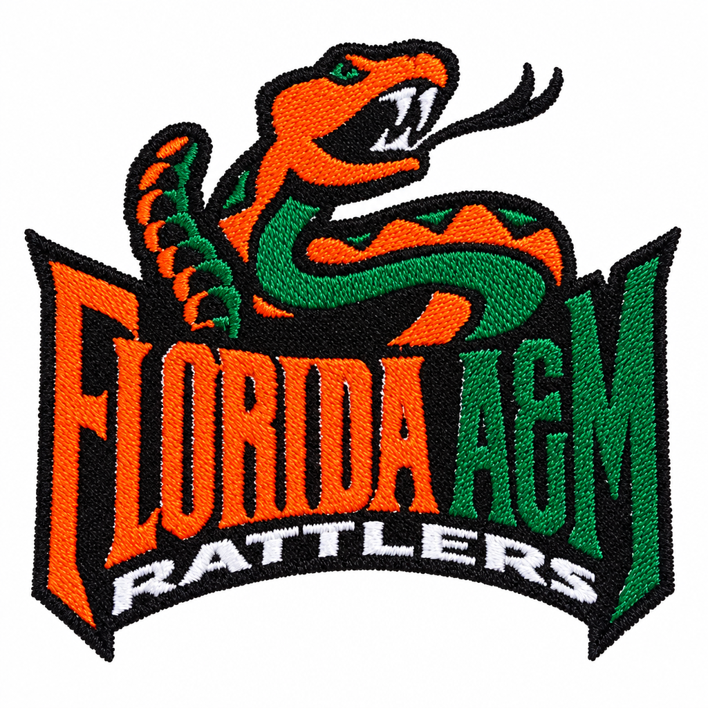 Cleaned Florida A&M Rattlers patch