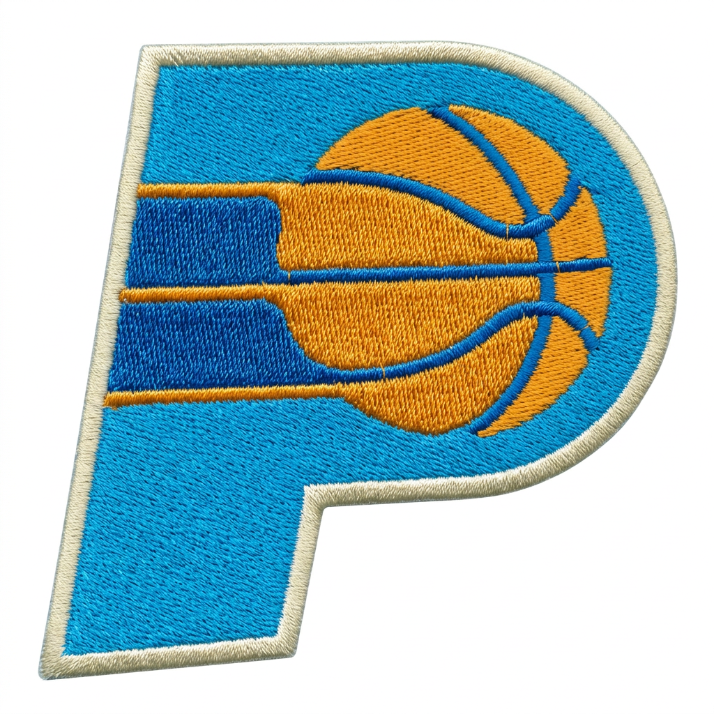 Cleaned P basketball patch