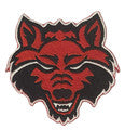 Arkansas State Red Wolves Logo Iron On Patch