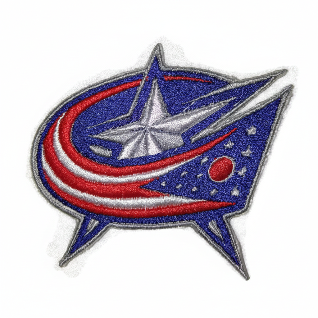 Columbus Blue Jackets Patch - White Background