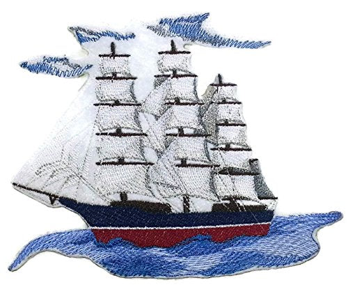 Ocean Calling Custom and Unique [ Cutty Sark] Embroidered Iron On/Sew Patch (6.5" x 4.8") Made in USA]