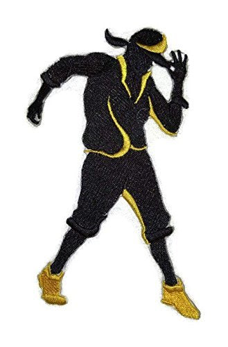 Let's Dance Custom and Unique Embroidered [Hip Hop Silhouette] Embroidered Iron on/Sew Patch (6" x 3.74") [Made in USA]
