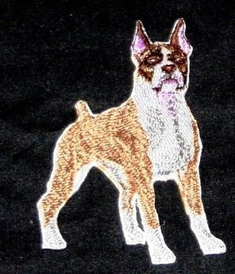 Amazing Custom Dog Portraits [Boxer] Embroidery Iron On/Sew patch (2.5" x 4.5")[Made in USA]