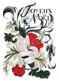 Merry Christmas Boutique [Joyeux Noel] / (6.89" x 9.83") [] embroidered iron-on patch