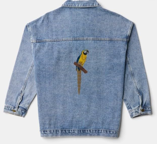 Custom Birds Blue & Yellow Macaw Beyond Vision (3.11" x 8.52")