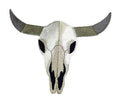 Wild West Steer Skull (7.33" x 5.8") embroidered iron-on patch