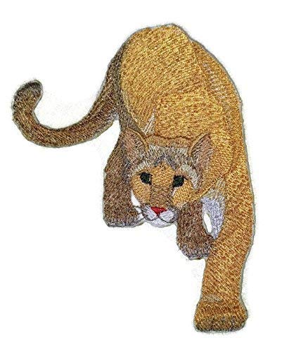 Nature Weaved in Threads, Amazing Animal Kingdom [ Cougar ] [Custom and Unique] Embroidered Iron on/Sew Patch (6" x 5") [Made in USA]