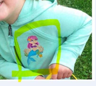 Custom Legendary Mythical Unique Mermaid [Under The Sea Sweetheart] Embroidery Iron On/Sew Patch (6.78" x 4.87")[Made in USA]
