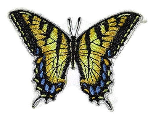 Custom and Unique Amazing Colorful Butterflies [ Tiger Swallowtail ] Embroidered Iron On/Sew Patch (3.9" x 2.72") Made in USA