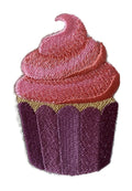 Nature Weaved in Threads, Sweet Cupcake ] / [3.1."2.1"] [] embroidered iron-on patch