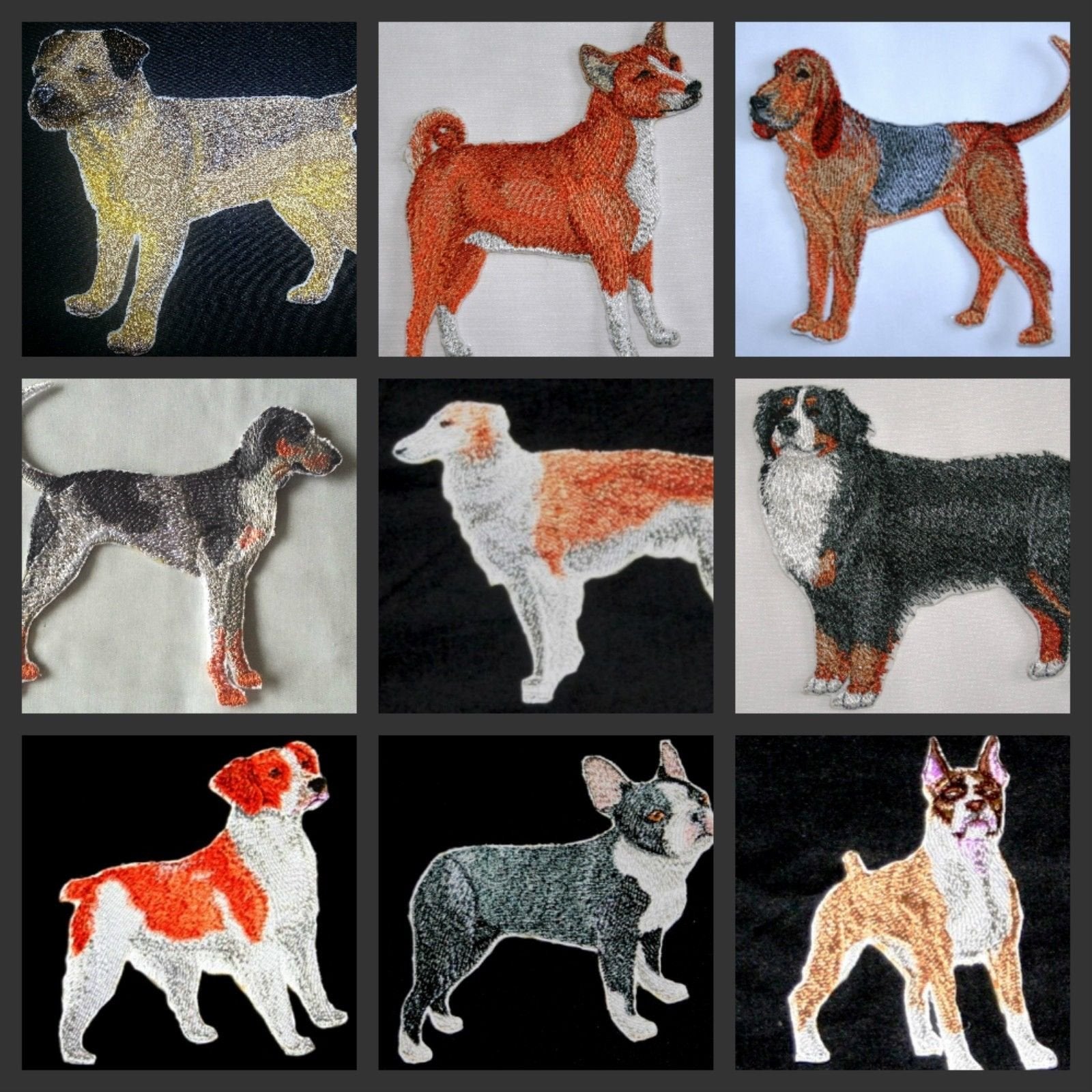 Amazing Custom Dog Portraits [Boxer] Embroidery Iron On/Sew patch (2.5" x 4.5")[Made in USA]