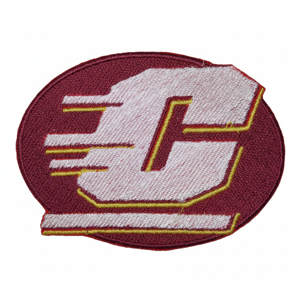Central Michigan Chippewas embroidered iron-on patch