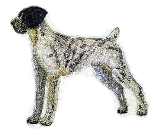 Amazing Custom Dog Portraits [German Shorthaired Pointer] Embroidery Iron On/Sew Patch (5.4" x 4.8")[Made in USA]