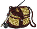 BeyondVision Let's Go Fishing [ Creel & Reel ] / (4" x 3.3") embroidered iron-on patch