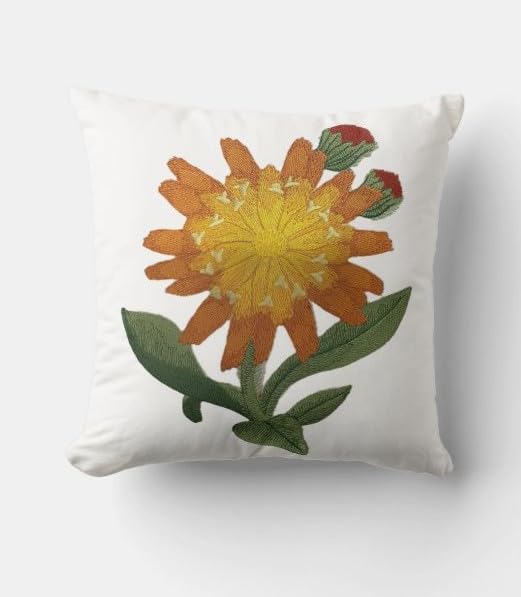 Iris Flower Fox-and-Cubs Embroidered Iron on/Sew Patch (5.85" x 6.99")