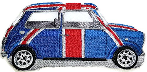 Classic Truck Collection [ Austin Mini] [American Automobile History in Embroidery] Embroidered Iron On/Sew Patch (6.55" x 3") Made in USA]