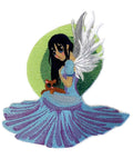 Lorelei Fairy (7" x 7.81") embroidered iron-on patch