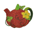 BeyondVision Autumn Elegance Teapot / (4" x 3.3") [] embroidered iron-on patch