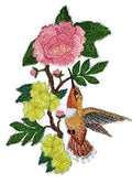 Nature Weaved in Threads, Birds Kingdom [Rufous Hummingbird ] [] / (4.86" x 5.79") [] embroidered iron-on patch